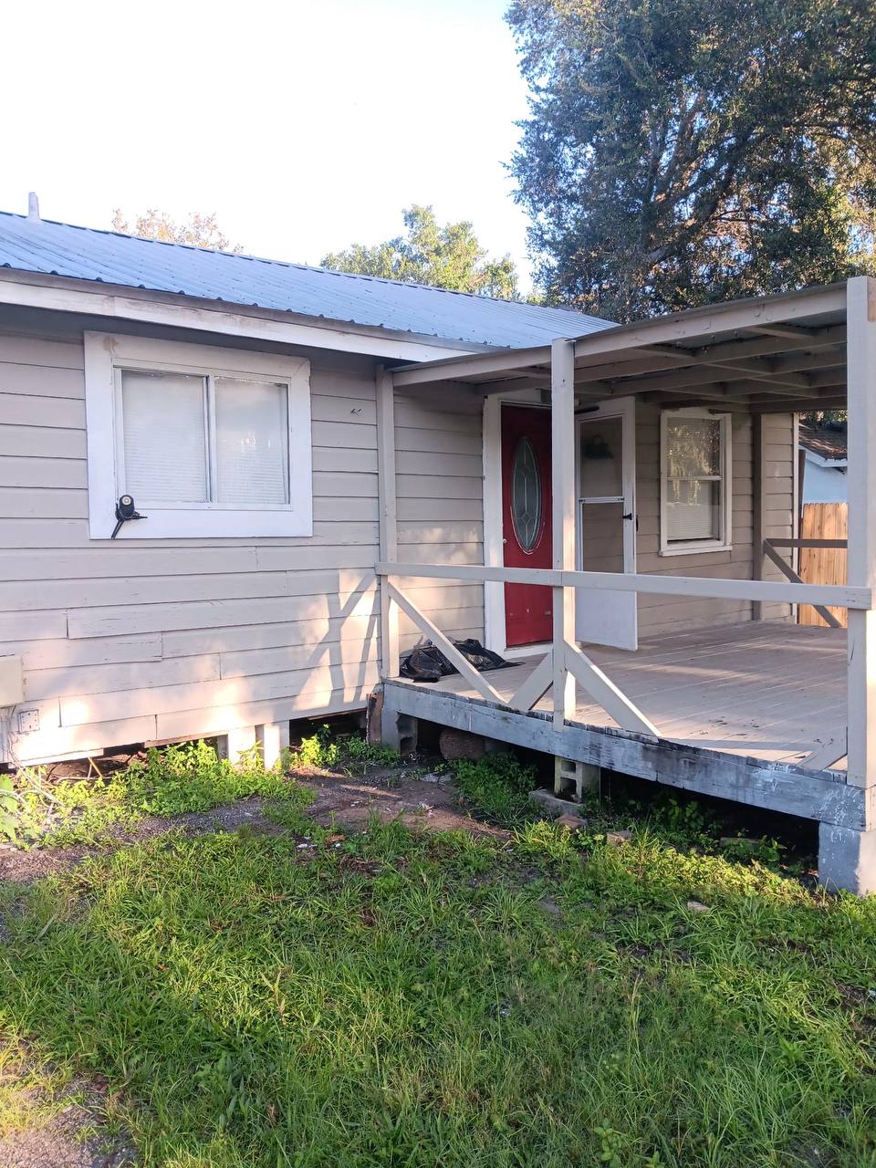 Archived porch and yard area
