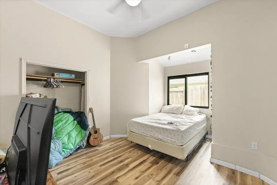 Bedroom closet and window view from the 300 Ripley Street Facebook listing